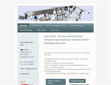 Tablet Screenshot of itek-gmbh.de